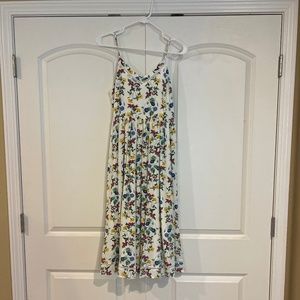 Old Navy floral fit and flare midi dress. Size S petite.